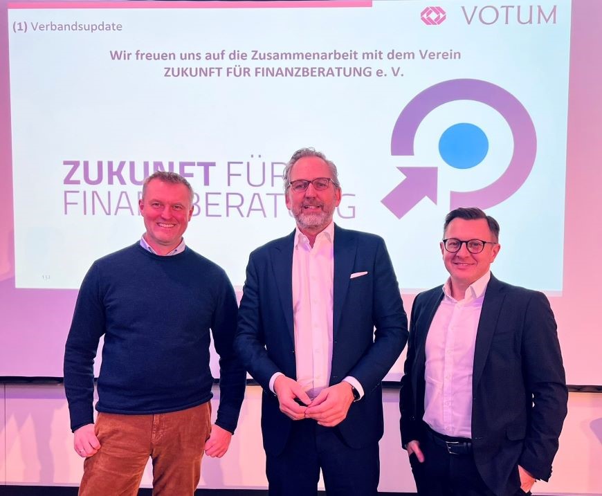 VOTUM Verband verstärkt ZUKUNFT FÜR FINANZBERATUNG